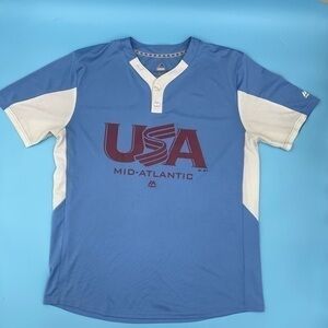 VTG Majestic World Baseball USA Mid-Atlantic Jersey